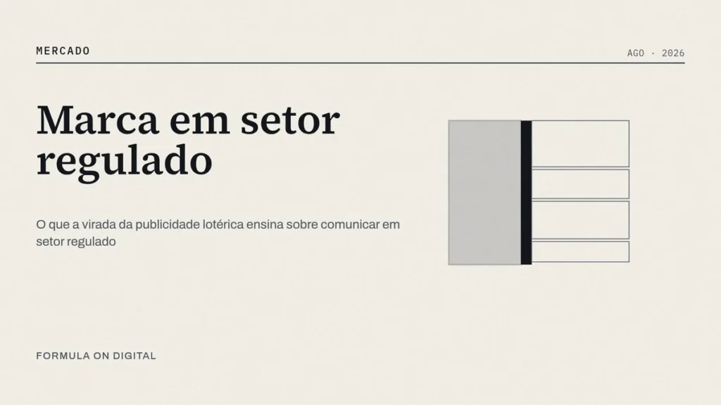 Dois blocos retangulares separados por uma faixa vertical, com o bloco da direita subdividido em módulos desiguais